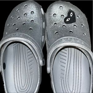 Silver Crocs